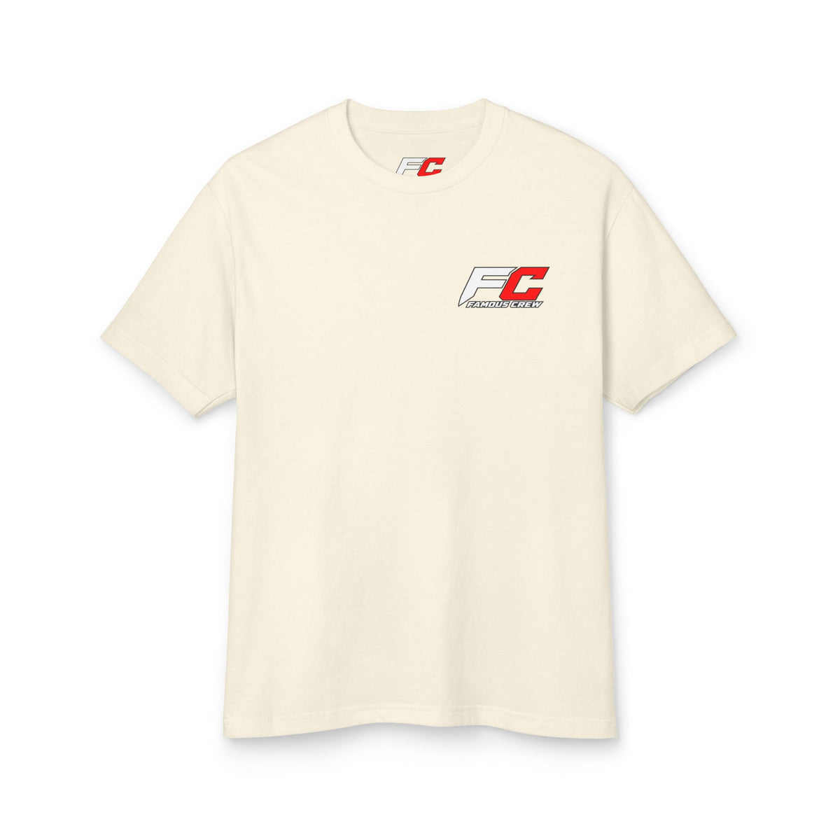 Racing Crest Tee — Minimal Retro Motor Logo Cotton Shirt