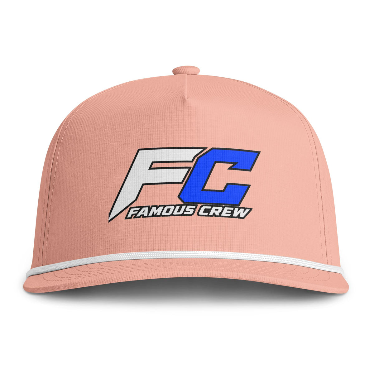 Famous Crew FC logo Rope Cap | Embroidered Trucker Hat