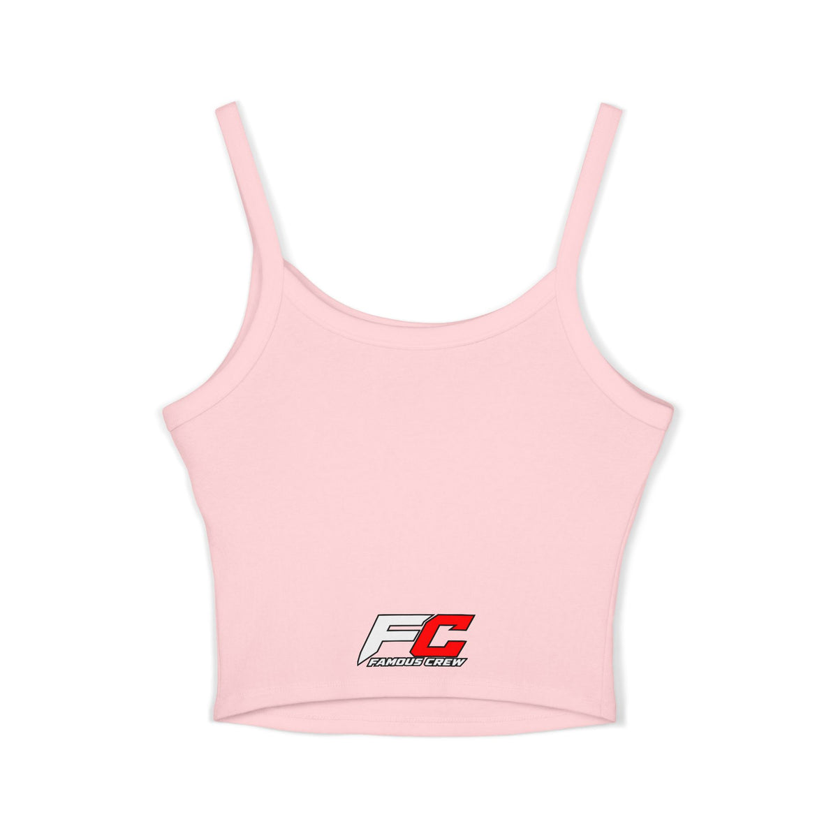 Famous Crew FC Logo Tank Top | Spaghetti Strap Crop Top