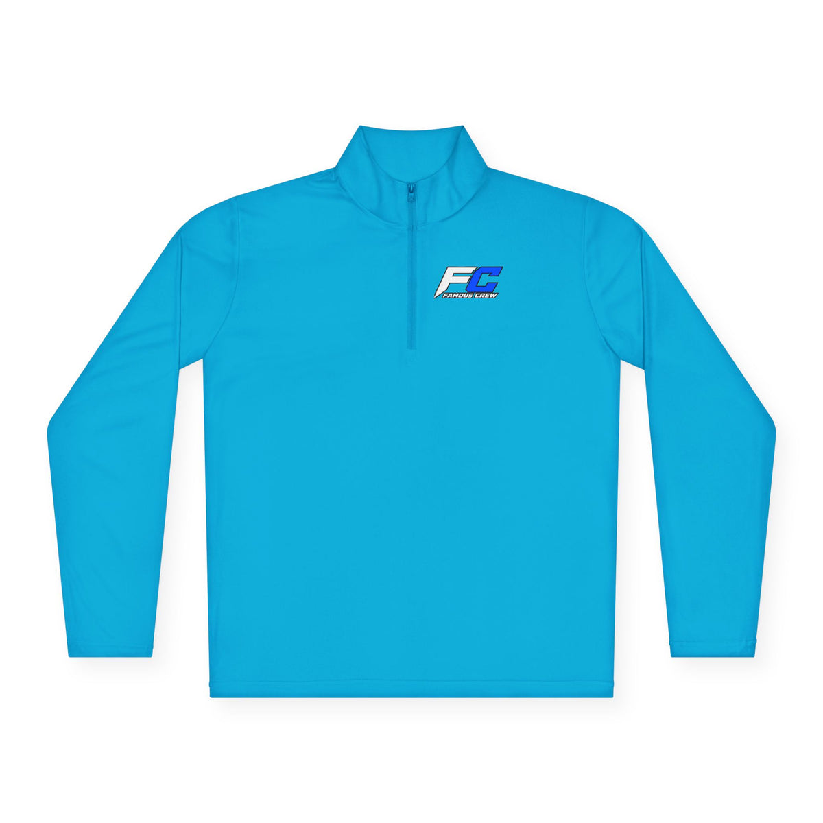 EC Performance Logo Quarter-Zip Pullover | Racing Emblem, White