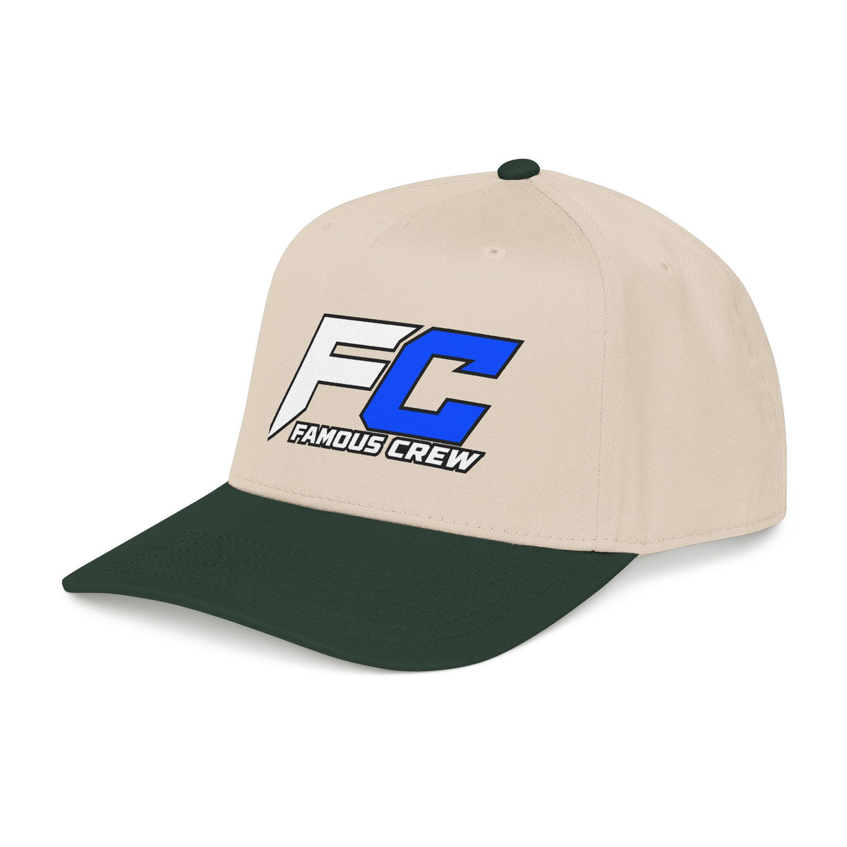 Famous Crew FC Logo Baseball Cap | Embroidered Hip Hop Streetwear