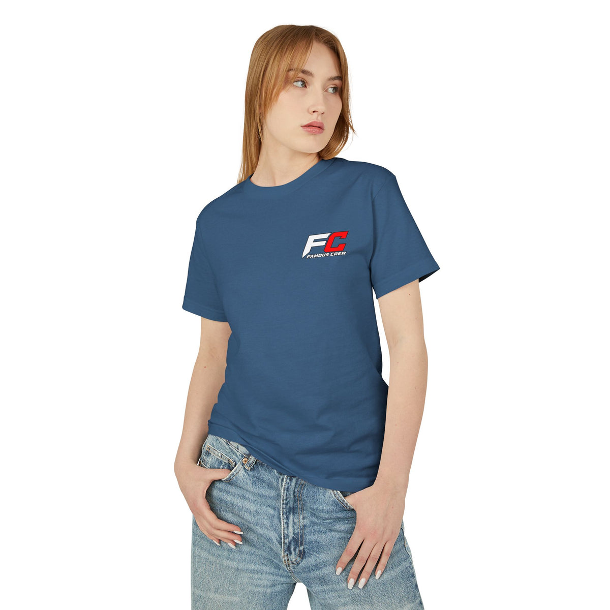 Racing Crest Tee — Minimal Retro Motor Logo Cotton Shirt