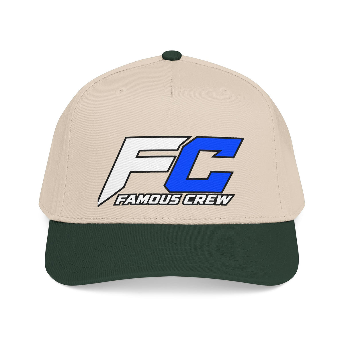 Famous Crew FC Logo Baseball Cap | Embroidered Hip Hop Streetwear