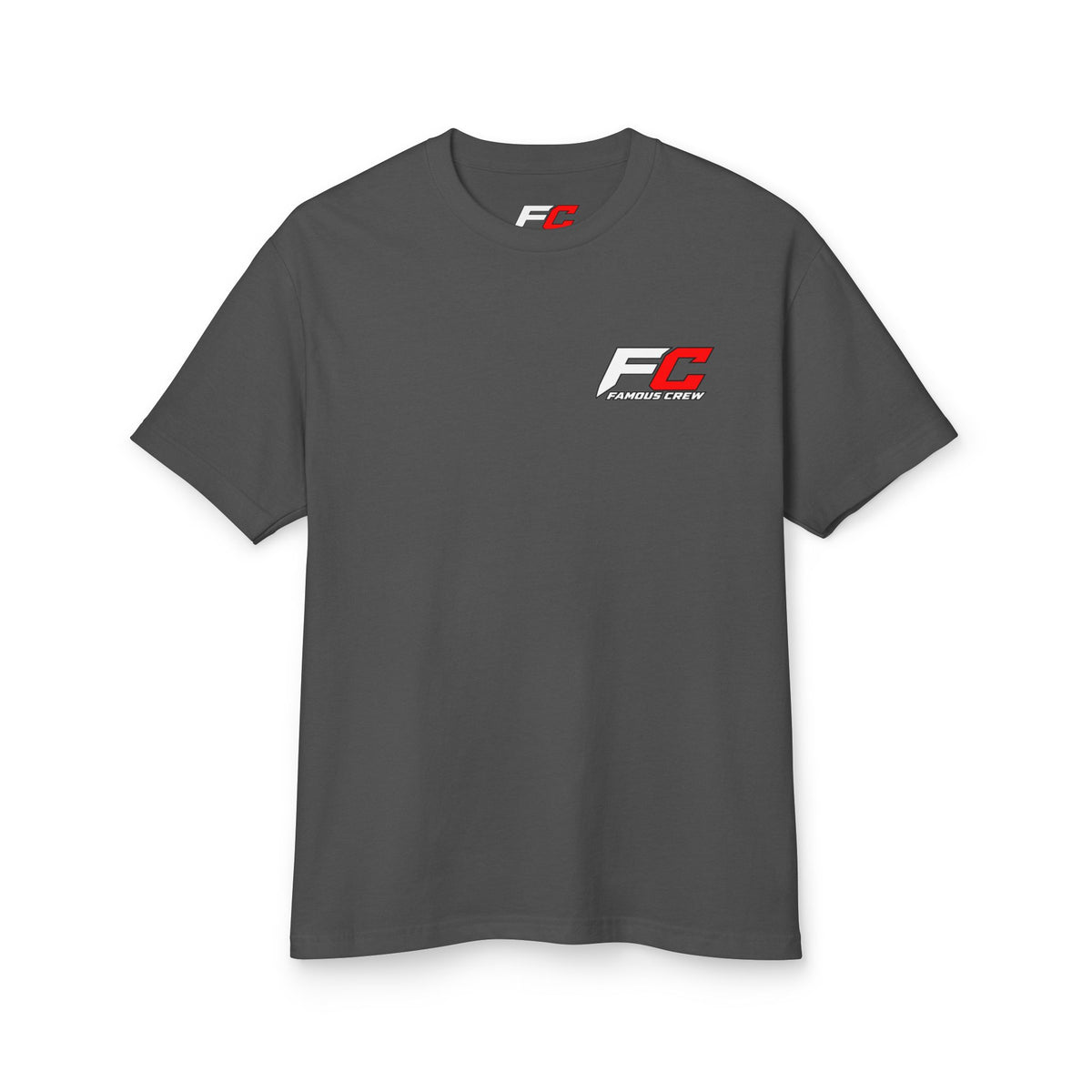 Racing Crest Tee — Minimal Retro Motor Logo Cotton Shirt