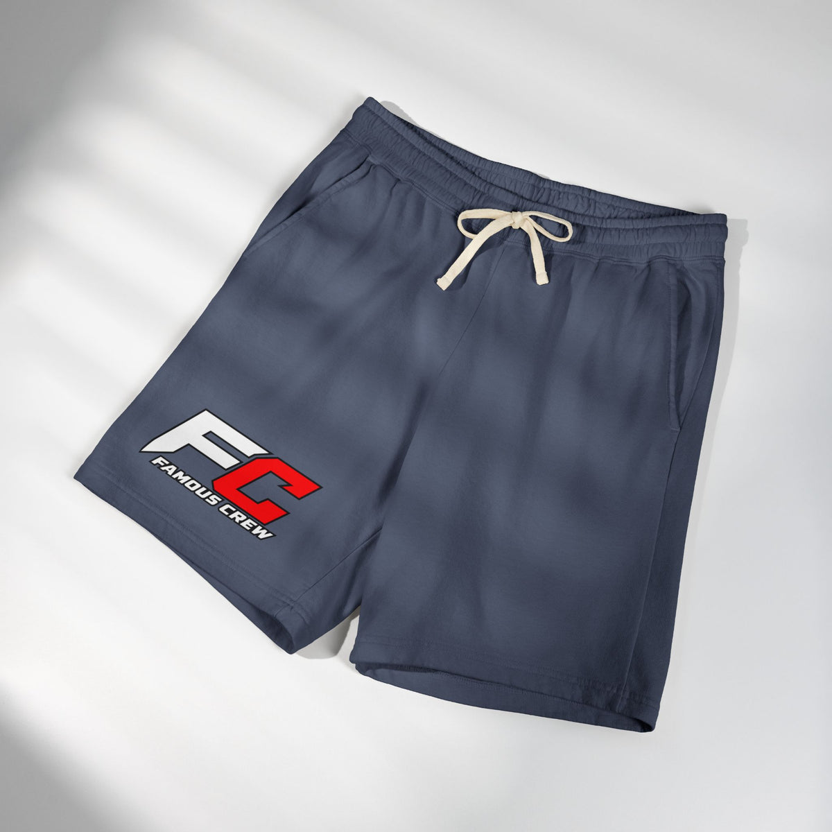Famous Crew FC Logo Sweat Shorts | Logo Athletic Shorts