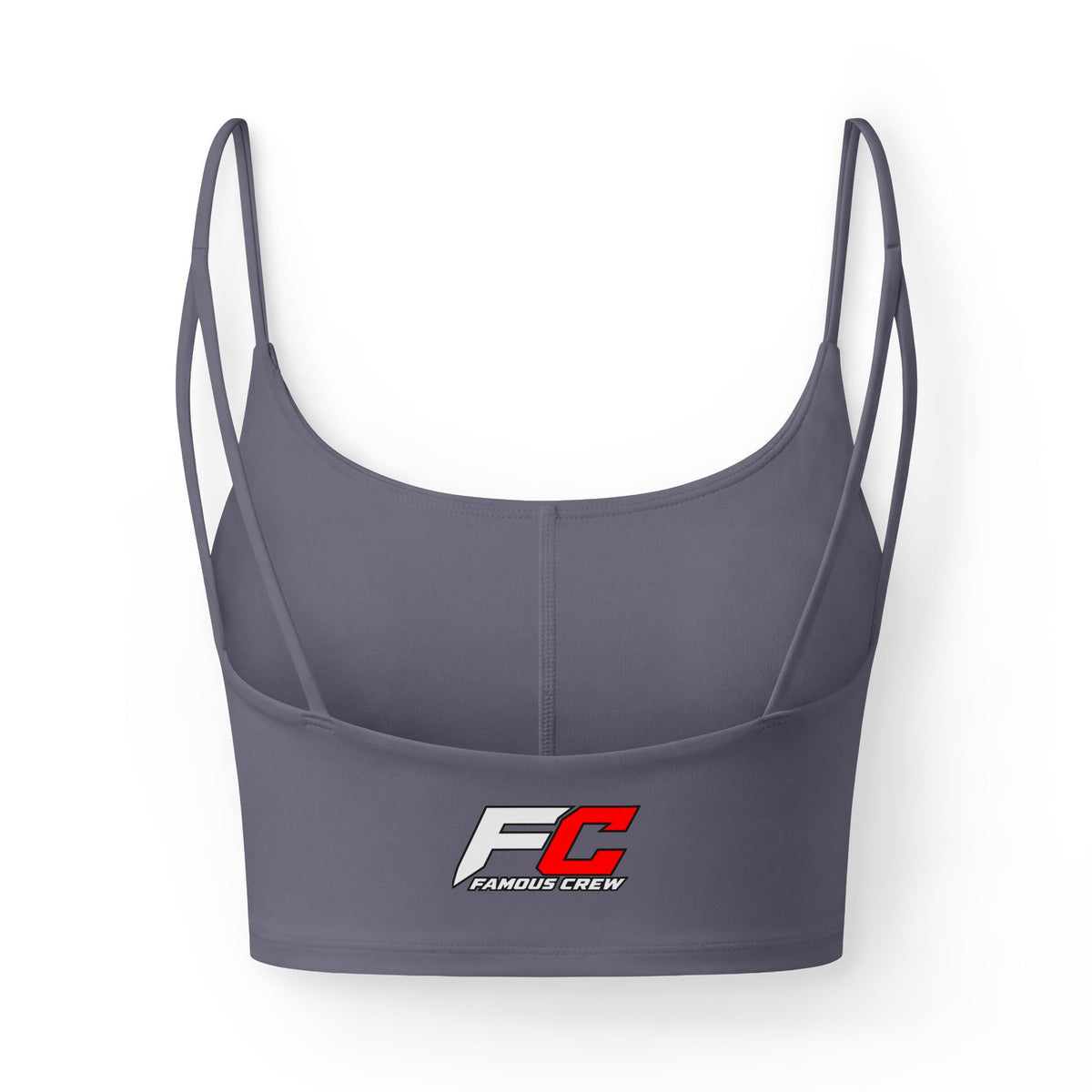 Famous Crew FC logo Women's Luxe Bra | cropped sports bralette