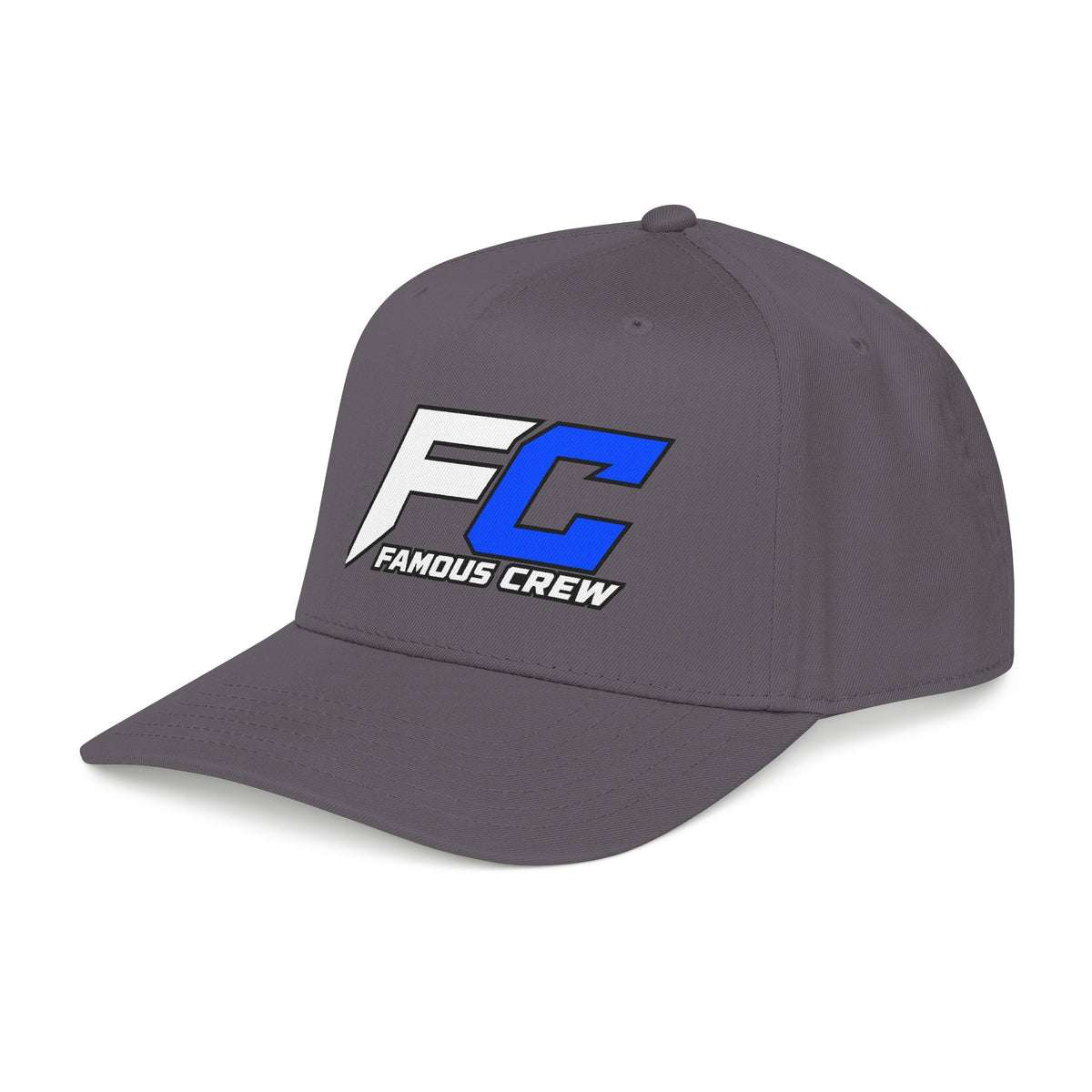 Famous Crew FC Logo Baseball Cap | Embroidered Hip Hop Streetwear