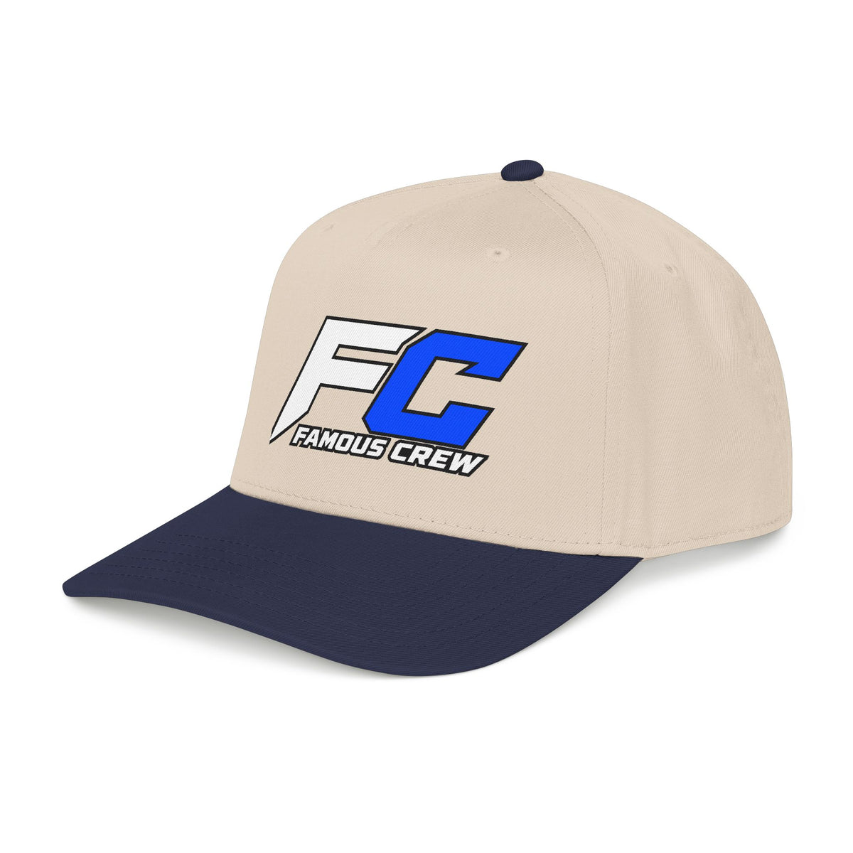 Famous Crew FC Logo Baseball Cap | Embroidered Hip Hop Streetwear