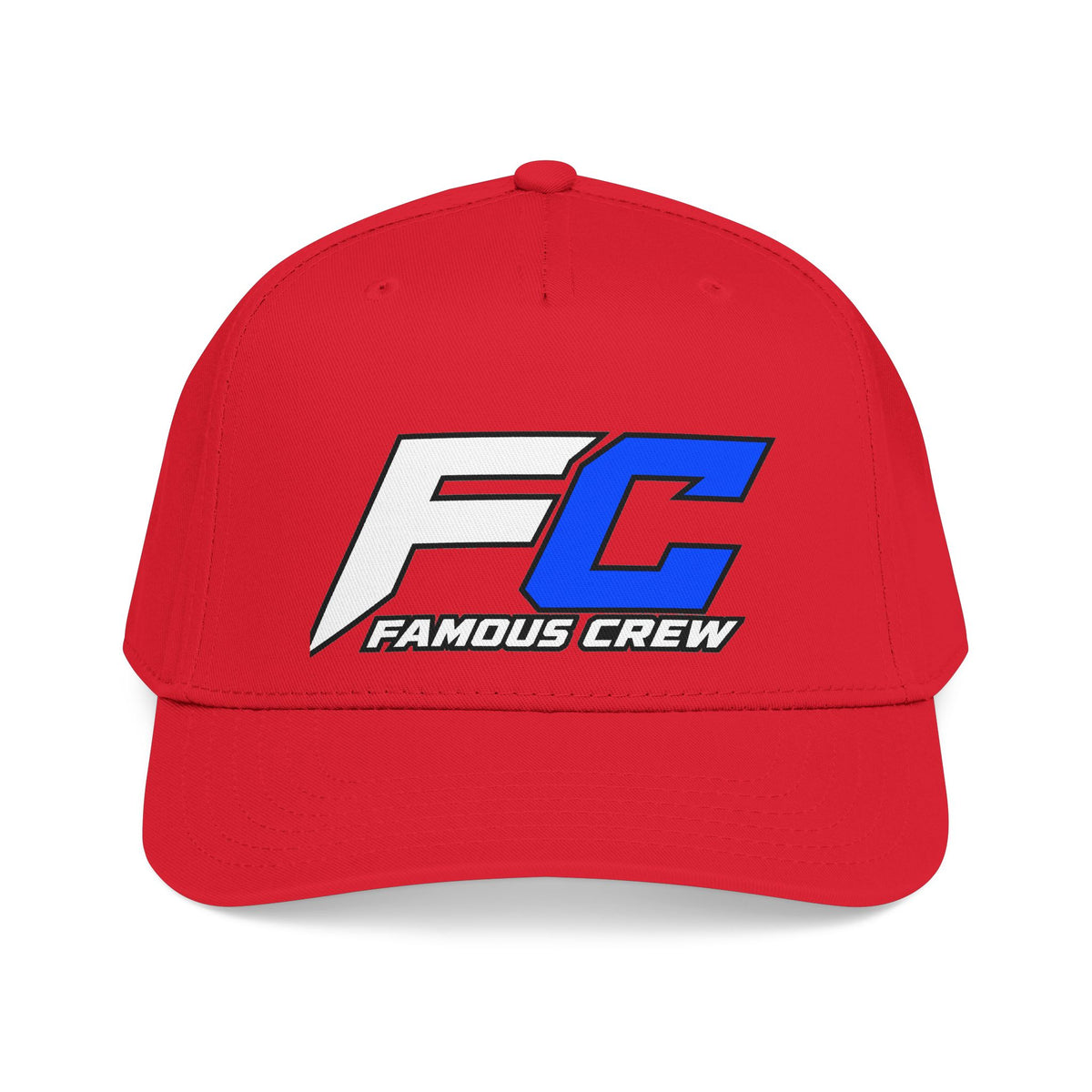 Famous Crew FC Logo Baseball Cap | Embroidered Hip Hop Streetwear