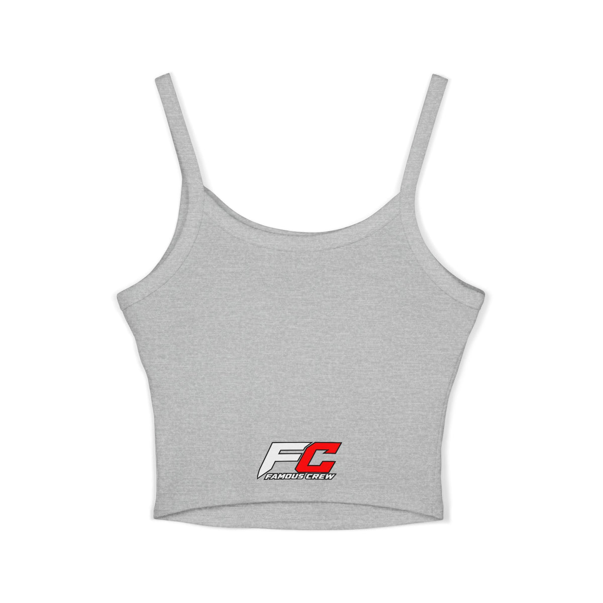 Famous Crew FC Logo Tank Top | Spaghetti Strap Crop Top