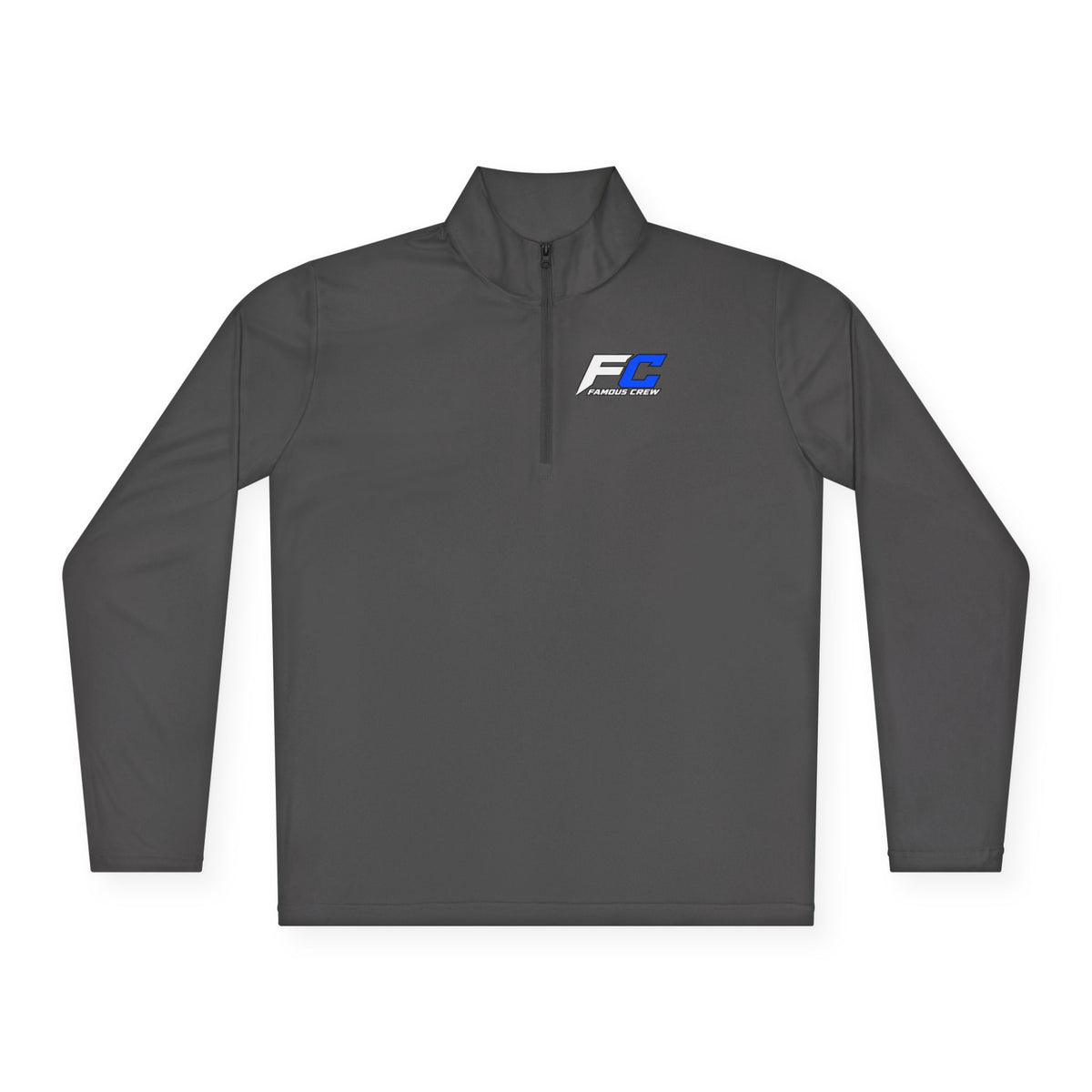 EC Performance Logo Quarter-Zip Pullover | Racing Emblem, White