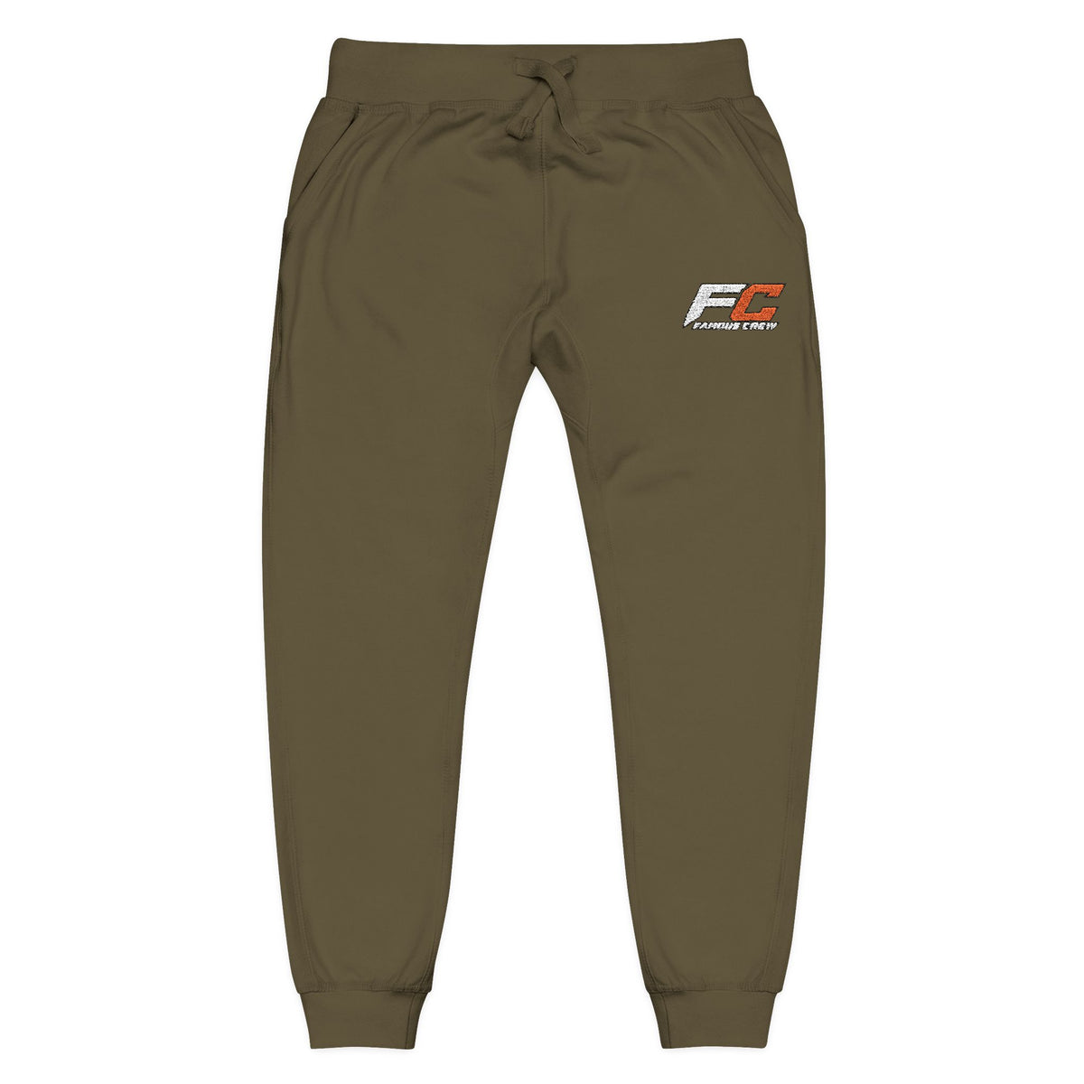 Embroidered Fleece Sweatpants