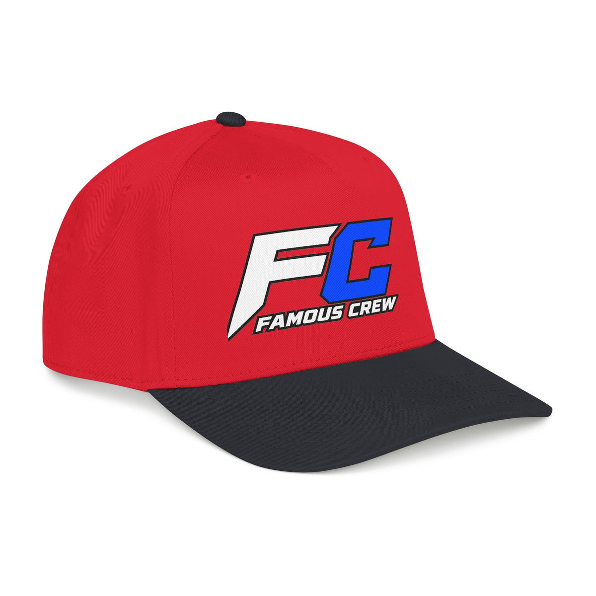 Famous Crew FC Logo Baseball Cap | Embroidered Hip Hop Streetwear