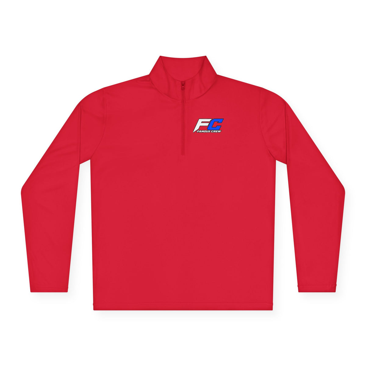 EC Performance Logo Quarter-Zip Pullover | Racing Emblem, White
