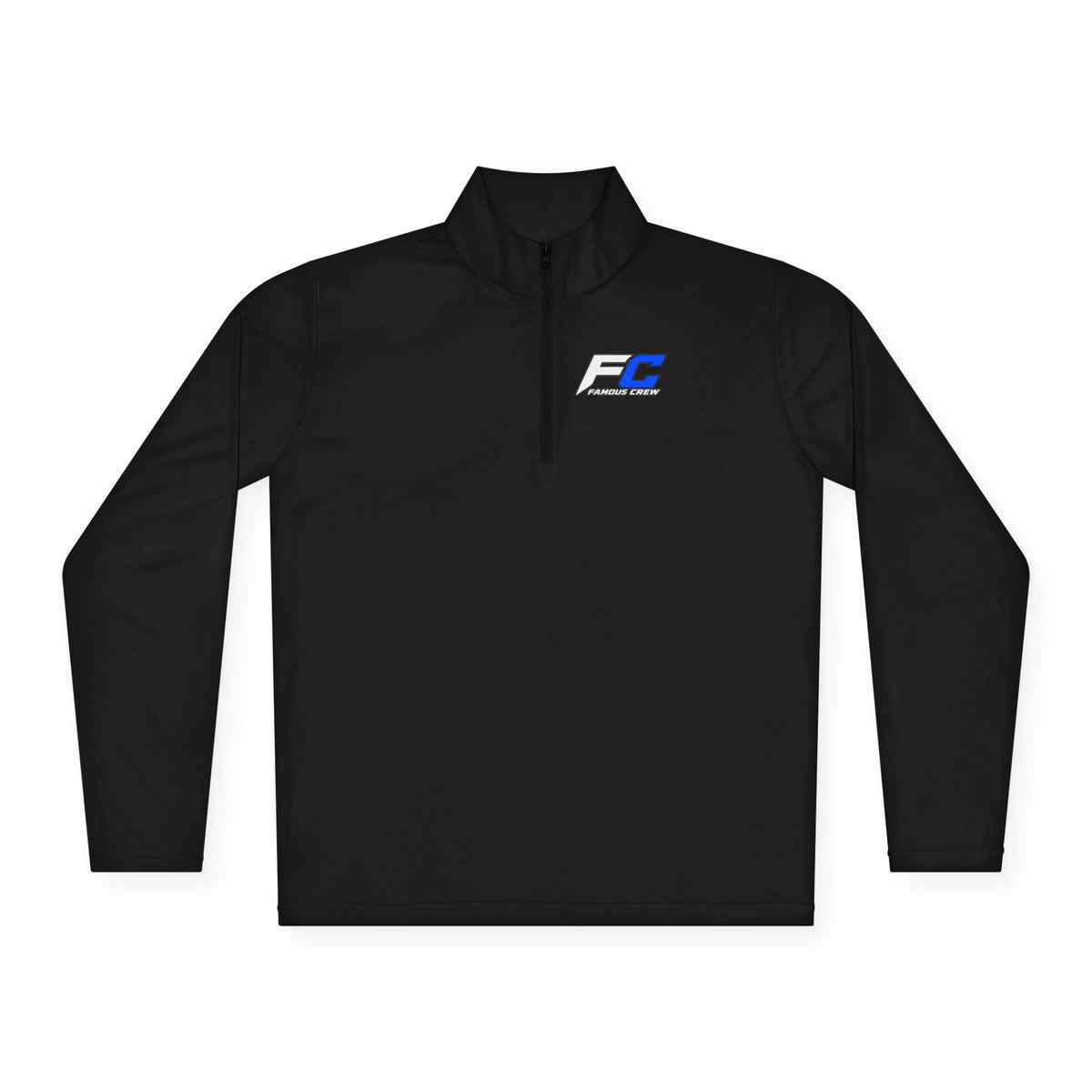 EC Performance Logo Quarter-Zip Pullover | Racing Emblem, White