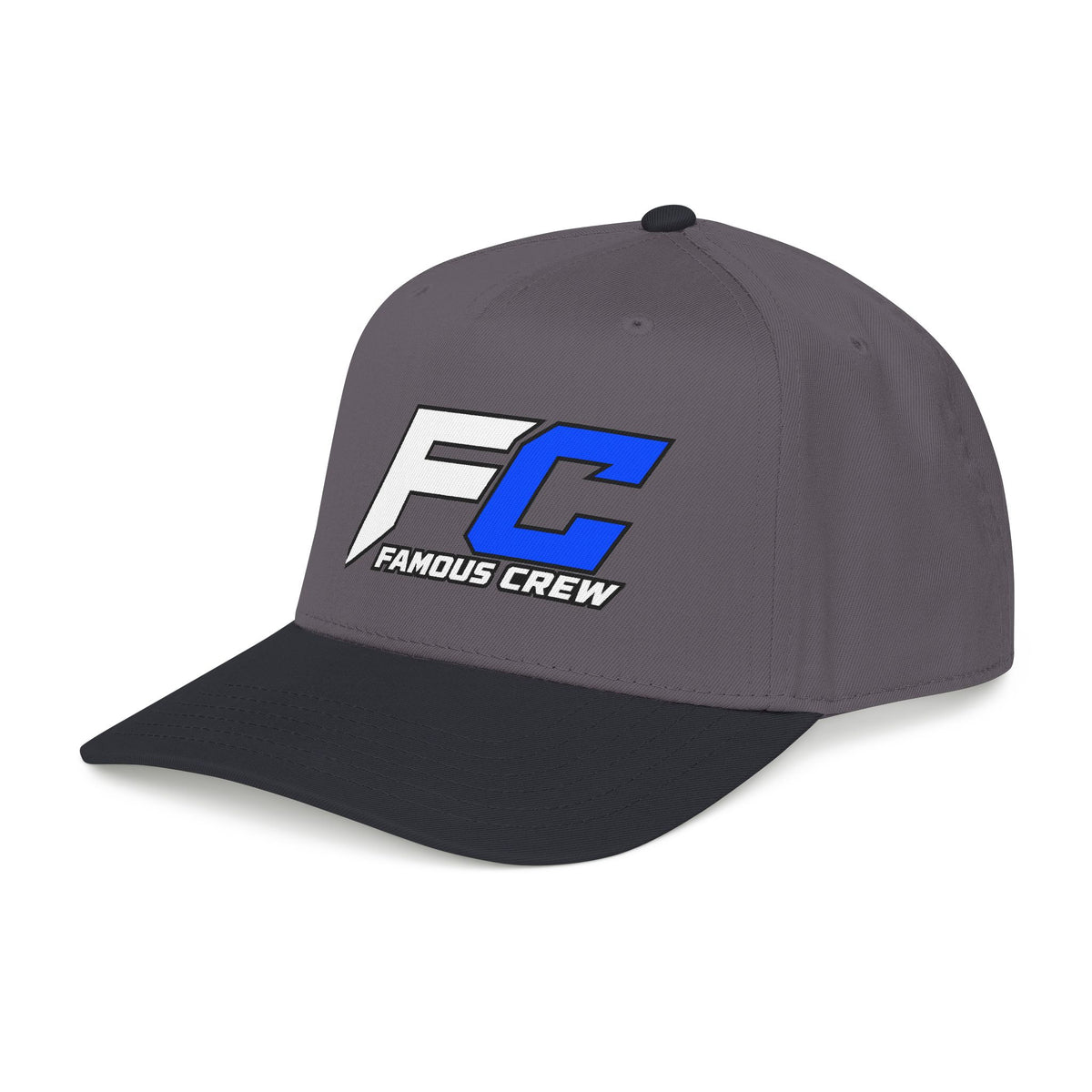 Famous Crew FC Logo Baseball Cap | Embroidered Hip Hop Streetwear