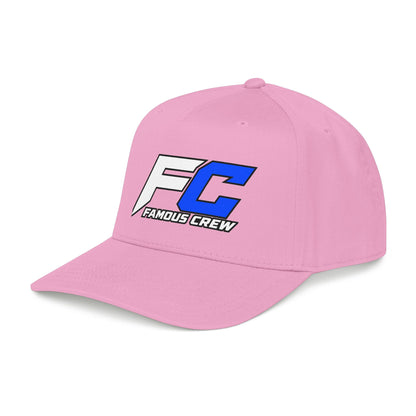 Famous Crew FC Logo Baseball Cap | Embroidered Hip Hop Streetwear