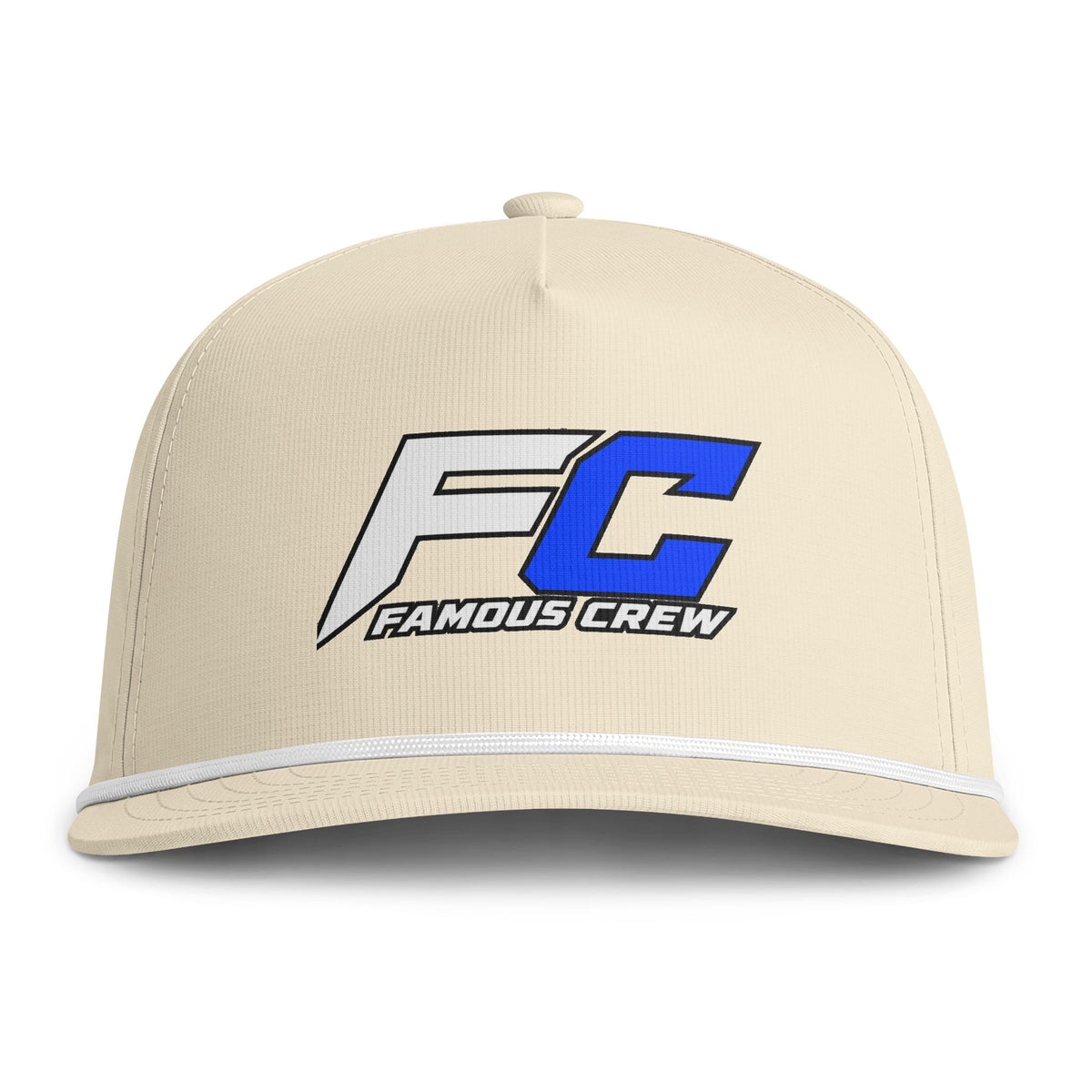 Famous Crew FC logo Rope Cap | Embroidered Trucker Hat