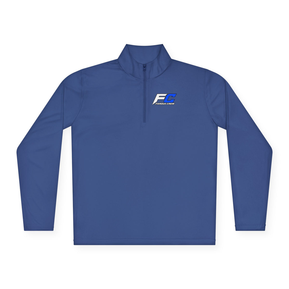 EC Performance Logo Quarter-Zip Pullover | Racing Emblem, White