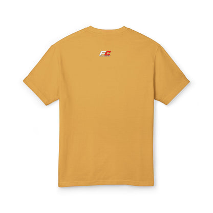 Racing Crest Tee — Minimal Retro Motor Logo Cotton Shirt