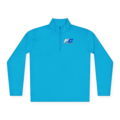 EC Performance Logo Quarter-Zip Pullover | Racing Emblem, White