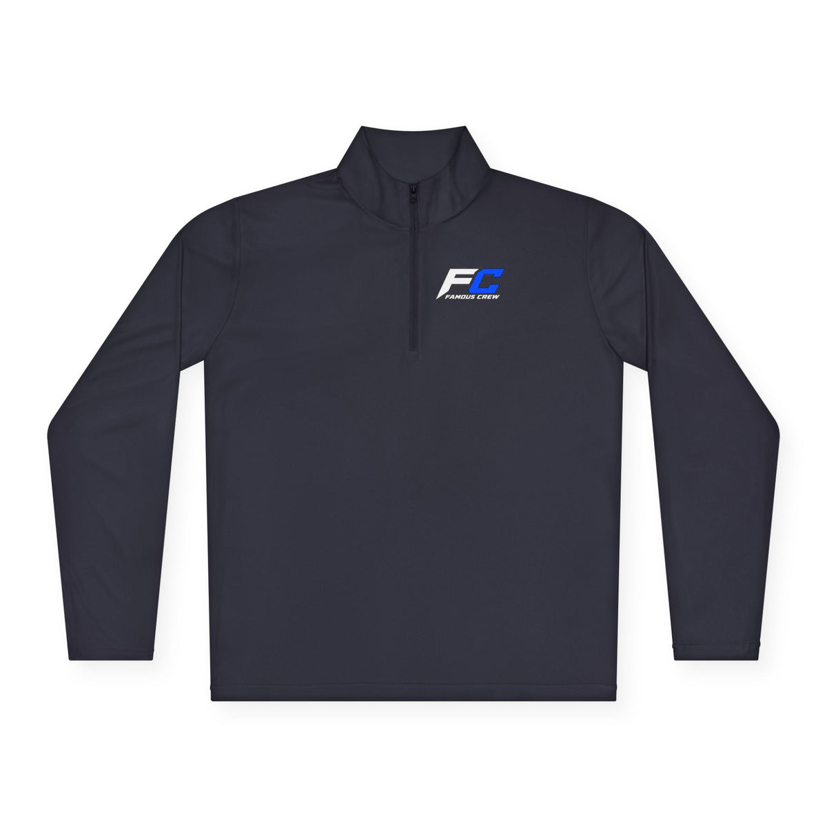 EC Performance Logo Quarter-Zip Pullover | Racing Emblem, White