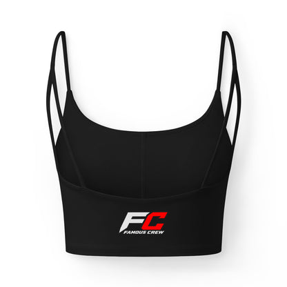 Famous Crew FC logo Women's Luxe Bra | cropped sports bralette