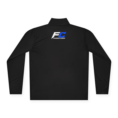 EC Performance Logo Quarter-Zip Pullover | Racing Emblem, White
