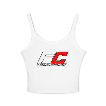 Famous Crew FC Logo Tank Top | Spaghetti Strap Crop Top