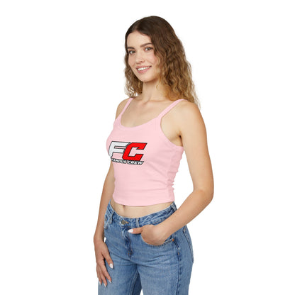Famous Crew FC Logo Tank Top | Spaghetti Strap Crop Top