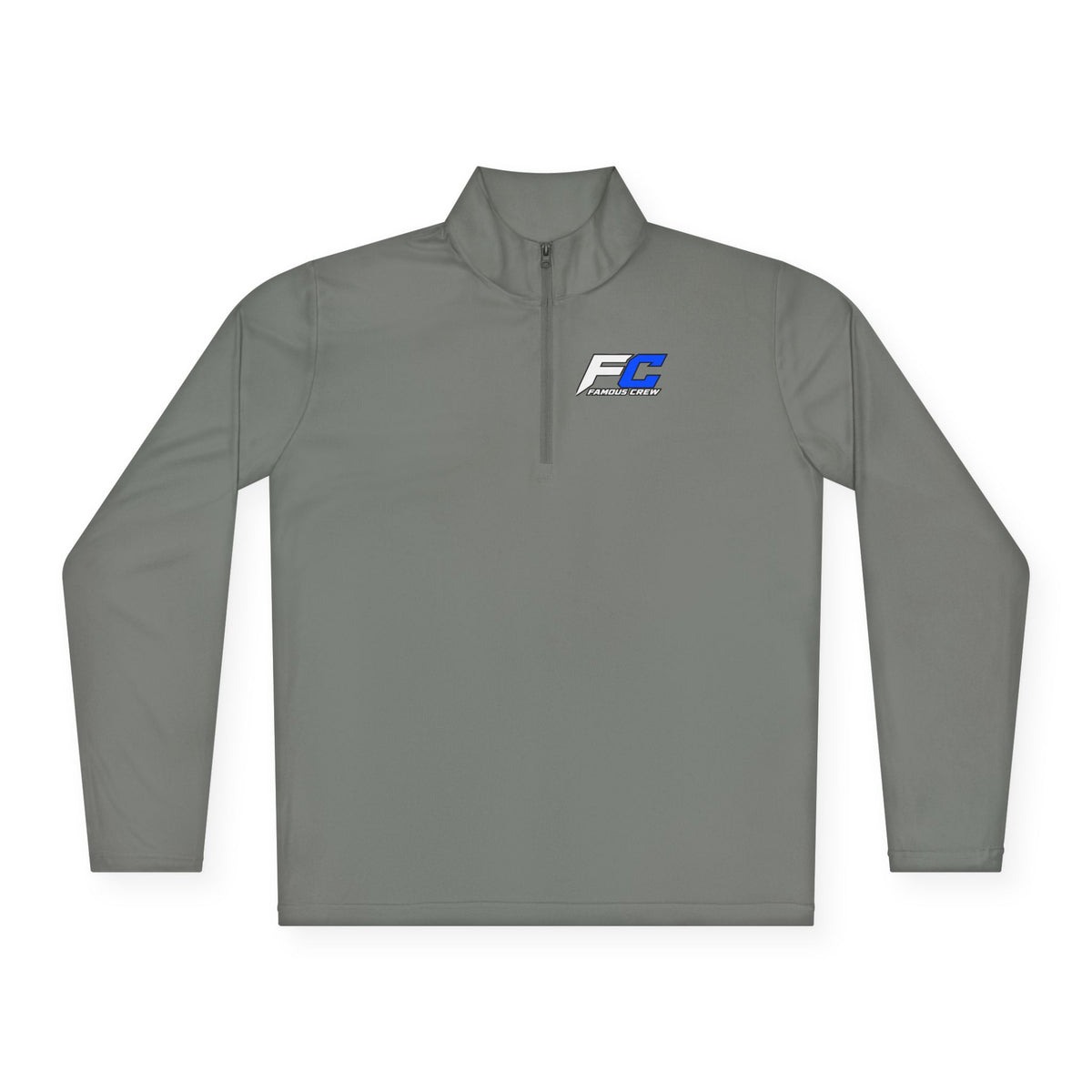EC Performance Logo Quarter-Zip Pullover | Racing Emblem, White