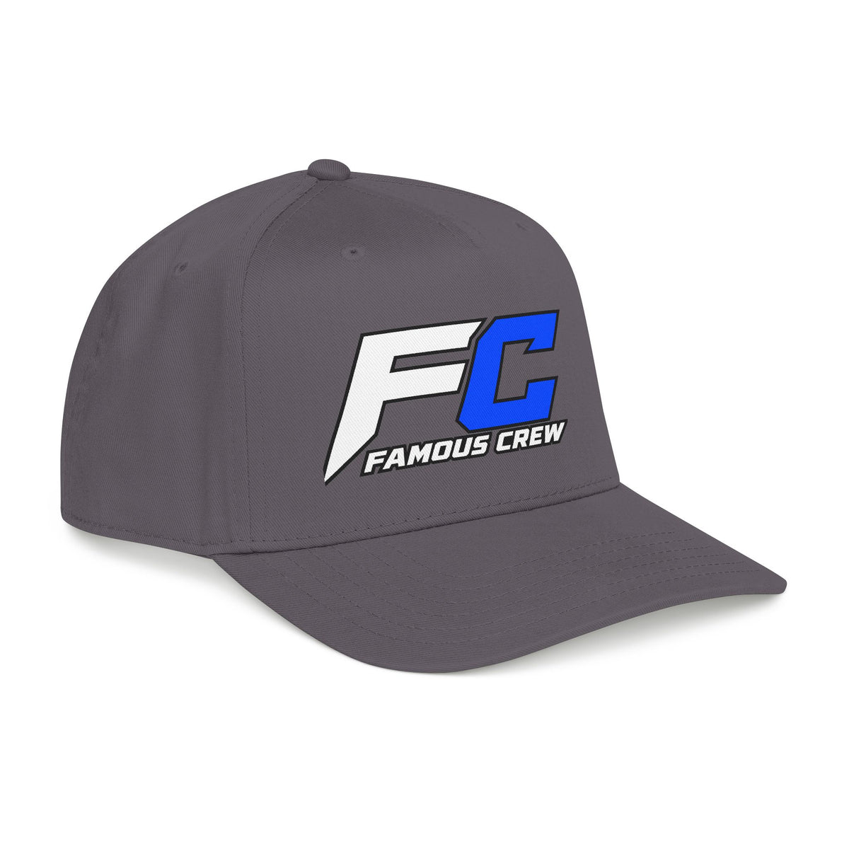 Famous Crew FC Logo Baseball Cap | Embroidered Hip Hop Streetwear