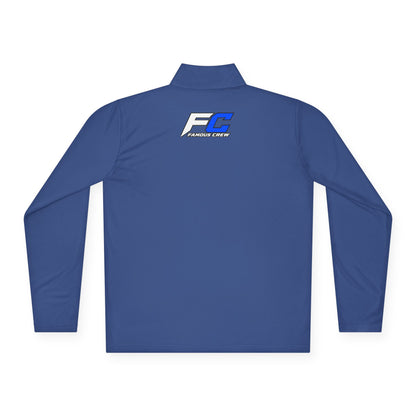 EC Performance Logo Quarter-Zip Pullover | Racing Emblem, White