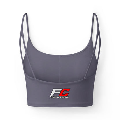 Famous Crew FC logo Women's Luxe Bra | cropped sports bralette