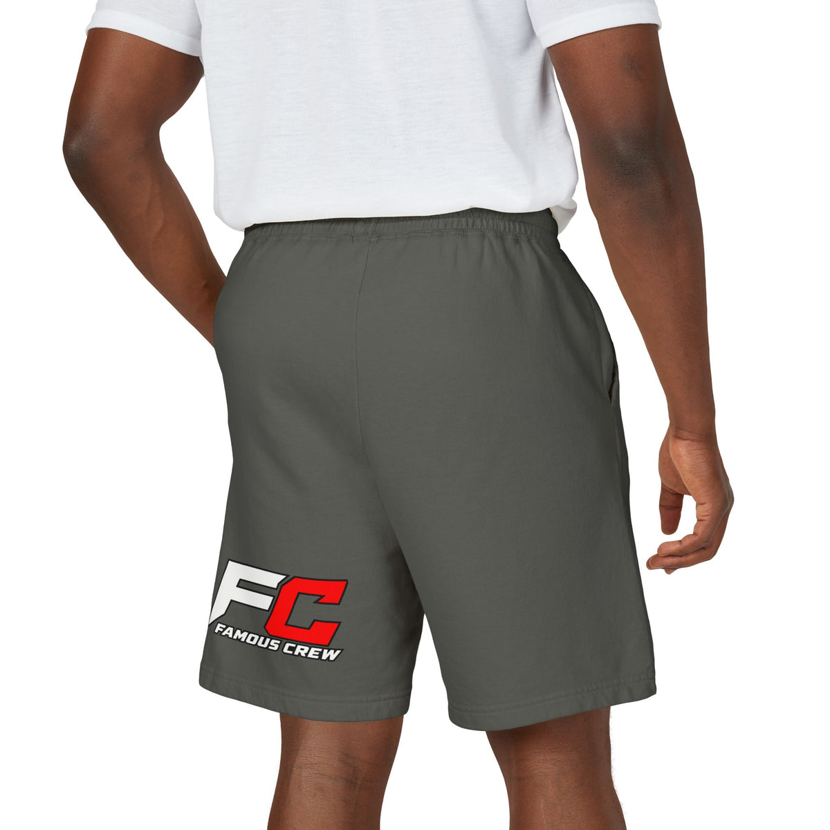 Famous Crew FC Logo Sweat Shorts | Logo Athletic Shorts