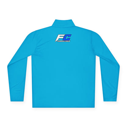 EC Performance Logo Quarter-Zip Pullover | Racing Emblem, White