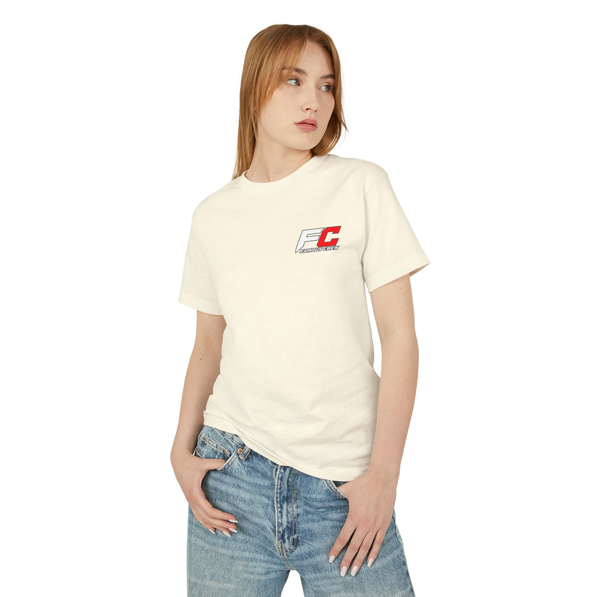 Racing Crest Tee — Minimal Retro Motor Logo Cotton Shirt