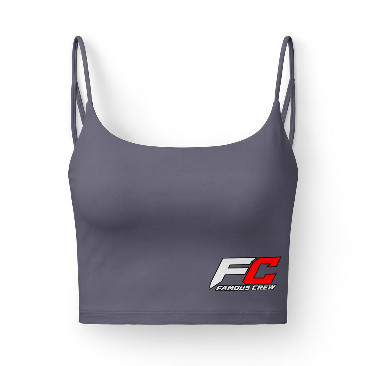 Famous Crew FC logo Women's Luxe Bra | cropped sports bralette
