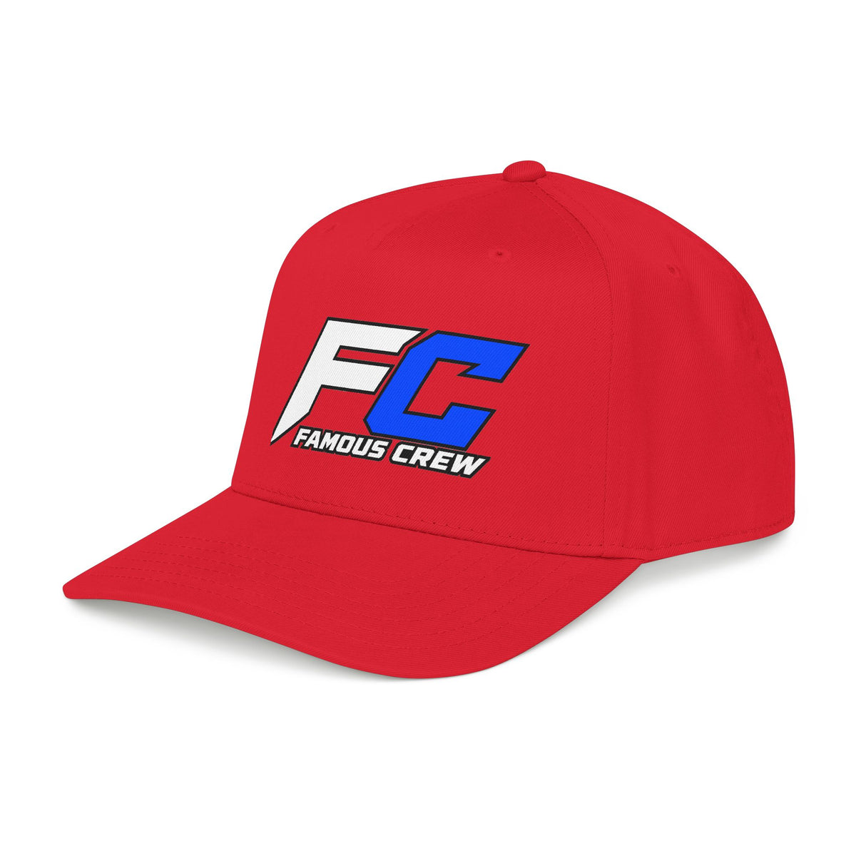 Famous Crew FC Logo Baseball Cap | Embroidered Hip Hop Streetwear
