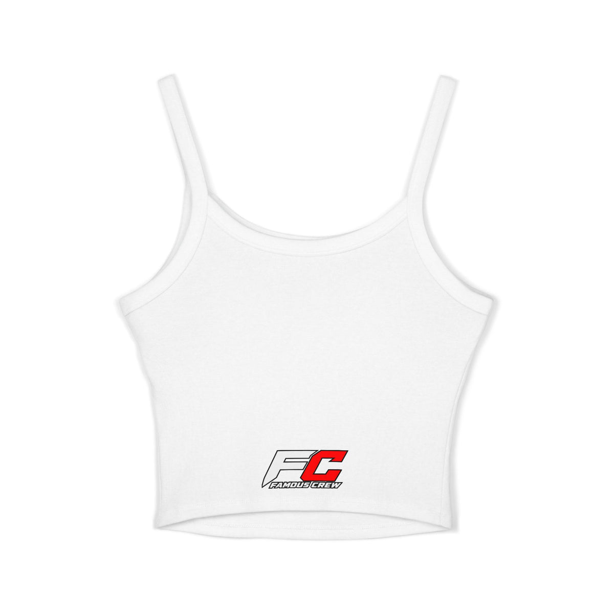 Famous Crew FC Logo Tank Top | Spaghetti Strap Crop Top