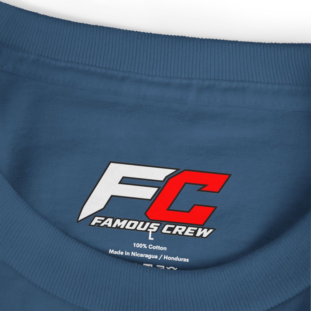 Racing Crest Tee — Minimal Retro Motor Logo Cotton Shirt