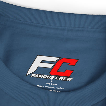 Racing Crest Tee — Minimal Retro Motor Logo Cotton Shirt