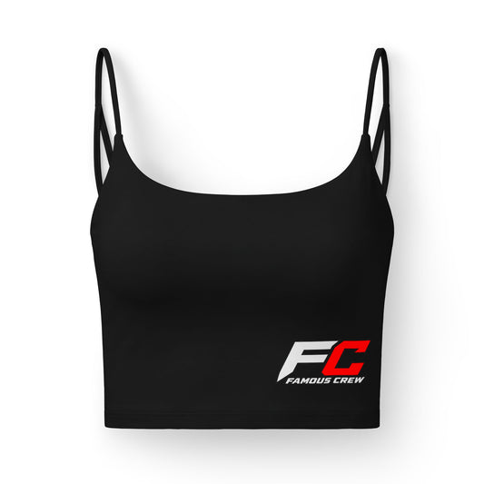 Famous Crew FC logo Women's Luxe Bra | cropped sports bralette