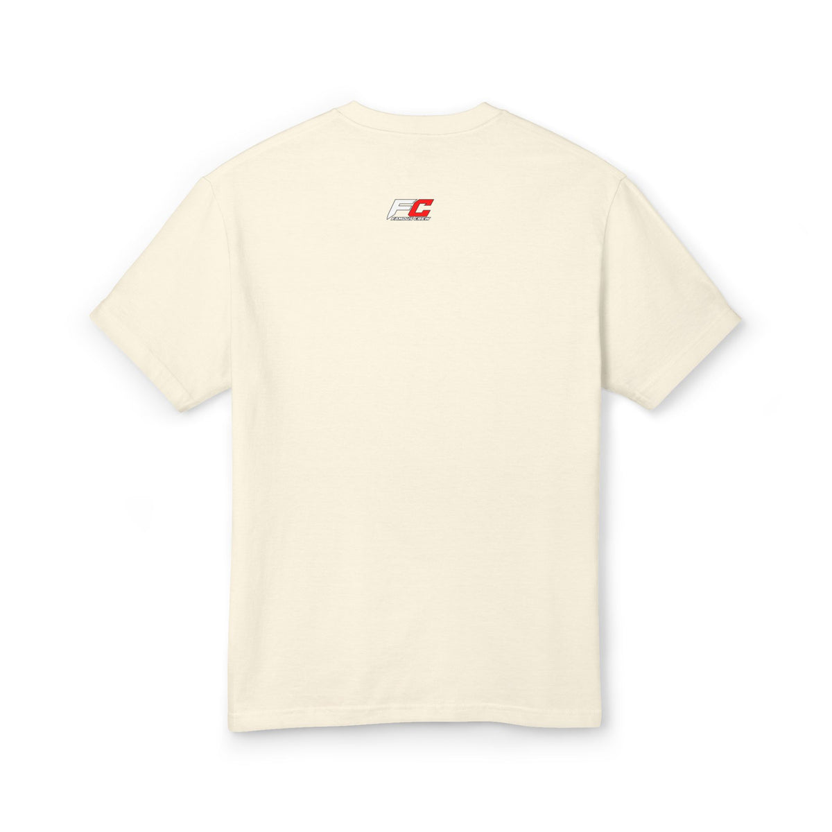 Racing Crest Tee — Minimal Retro Motor Logo Cotton Shirt