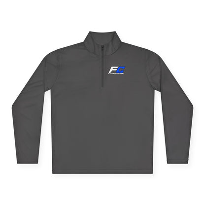 EC Performance Logo Quarter-Zip Pullover | Racing Emblem, White