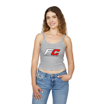 Famous Crew FC Logo Tank Top | Spaghetti Strap Crop Top
