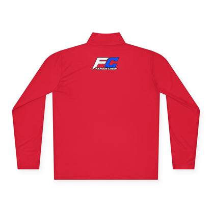 EC Performance Logo Quarter-Zip Pullover | Racing Emblem, White
